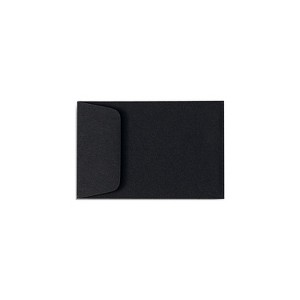 LUX #1 Coin Envelopes 2-1/4 x 3-1/2 50/Box Midnight Black 1COBLK-50 - 1 of 1