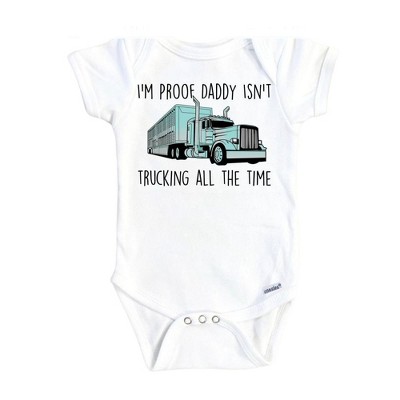 Trucker Blue Proof Onesie® Baby Boy Girl Clothes Infant Bodysuit Funny Cute Newborn GS1