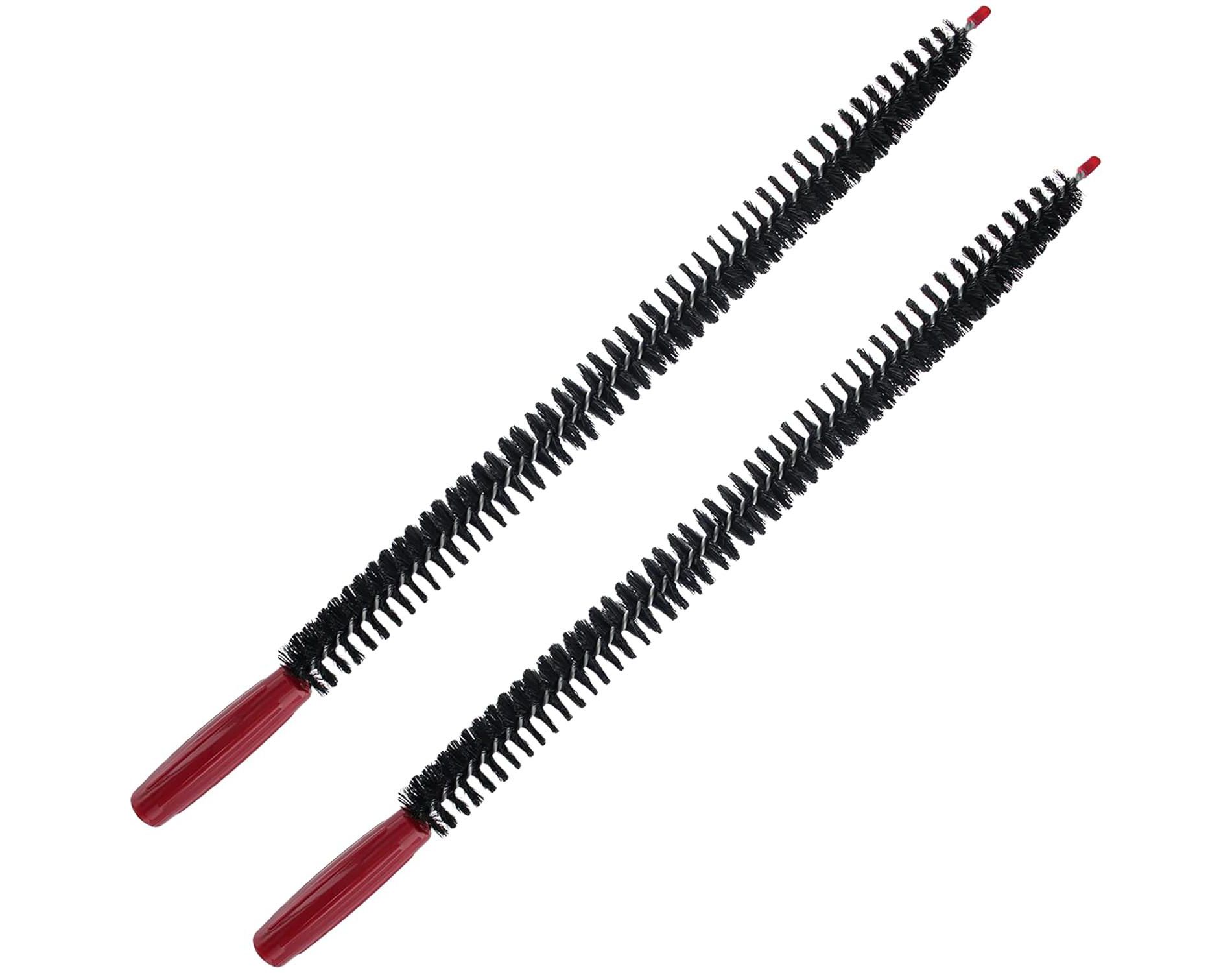 Dryer Vent Cleaner Lint Brush, Long Flexible Refrigerator Coil Cleaning Brush, 26 Inch, Black, Large