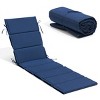 Crestlive Products Outdoor Chaise Lounge Cushion Foldable for Patio Furniture - 2 of 4