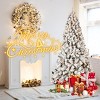 Artificial Trees Christmas Lit with 200 Warm Incandescent Lights, Prelit Christmas Tree with 498 Memory Wire Tips,Home Decoration-Maison Boucle - 3 of 4