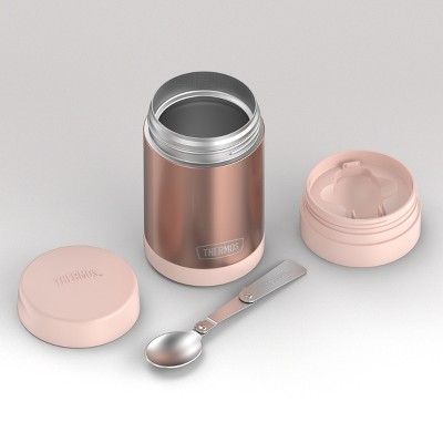 thermocafe food flask rose gold