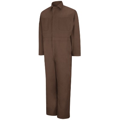 Men's Button-Front Cotton Coverall 