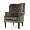 Tomlin New Velvet Club Chair - Christopher Knight Home - 2 of 4