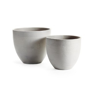 Plum & Post Fibrestone Malibu Tapered Pots Set of 2 - 1 of 1