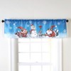 The Lakeside Collection Petunia and Gnorme Winter Fun Home Accents - Window Valance 1 Pieces - 2 of 4
