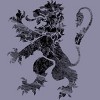 Women's Design By Humans Black Lion Rampant By Snazzygaz Racerback Tank Top - 2 of 3
