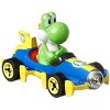 Hot Wheels Mario Kart 1:64 Scale  Yoshi - Mach 8 Collectible Vehicle - 2 of 4