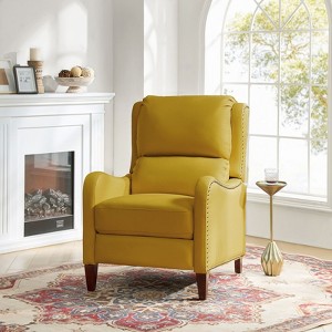 Jade Genuine Leather Chair Recliner | Karat Home - 1 of 4