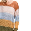 Women's Blocked Sweater - Cotton Bleu - 3 of 3