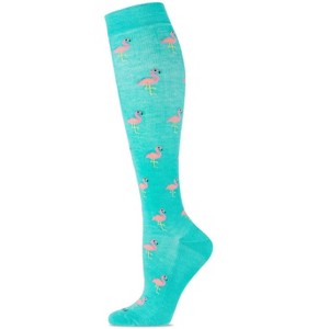 Memoi Women's Fancy Flamingo Bamboo Blend - 1 of 4
