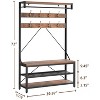 GustoWave 3-Tier Coat Rack Storage Shelf for Apartments - 2 of 4