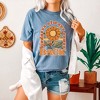 Simply Sage Market Women's Kindness Always Comes Back Retro Flowers Short Sleeve Garment Dyed Tee - 2 of 3