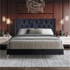 Home Design Homer Tufted Upholstered Platform Bed - 2 of 4