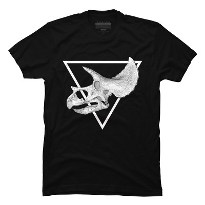 Men's Design By Humans triceratops skull By JuanMedina T-Shirt
