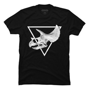 Men's Design By Humans triceratops skull By JuanMedina T-Shirt - 1 of 4