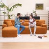 104.7'' Chenille L-Shaped Modular Sectional Sofa with High-Density Sponge, No-Assembly Couch - 2 of 4