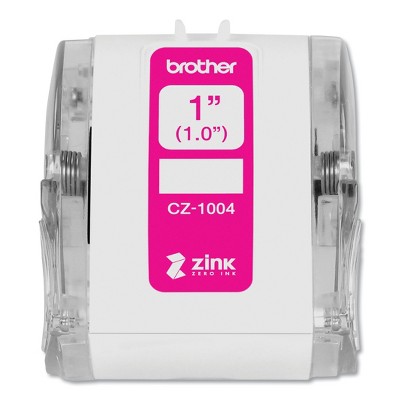Brother CZ Roll Cassette 1" x 16.4 ft White CZ1004