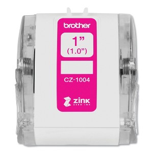 Brother CZ Roll Cassette 1" x 16.4 ft White CZ1004 - 1 of 4