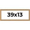 PosterPalooza | 39x13 Modern Bamboo Picture Frame, UV Acrylic, 5 Finishes - 2 of 4