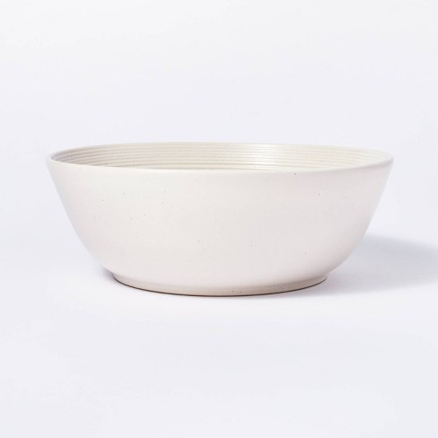 Threshold porcelain outlet bowl