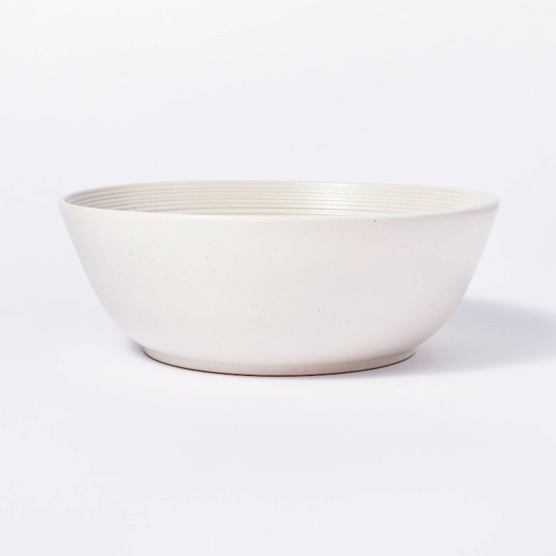 169oz Stoneware Serving Bowl Cream - Threshold&#8482; designed with Studio McGee, 1 of 5