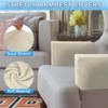 Unique Bargains Twill Stretch Soft Jacquard Non Slip Sofa Armrest Covers - 3 of 4