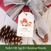 Wrapables Joyful Merry Christmas Holiday Gift Tags with Jute String for Gift-Wrapping, Labeling, Package Decoration (100pcs) - 3 of 4