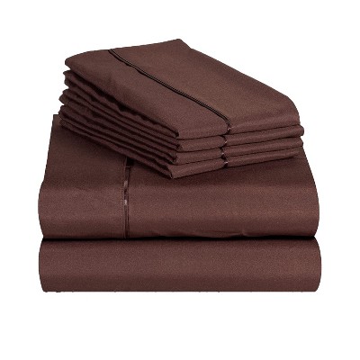 LuxClub 4-7 PC Silky Soft Cooling Deep Pocket Performance Sheet Set