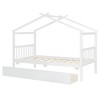 YOOCOZZ Twin Size Wooden House Bed with Drawers - 3 of 4