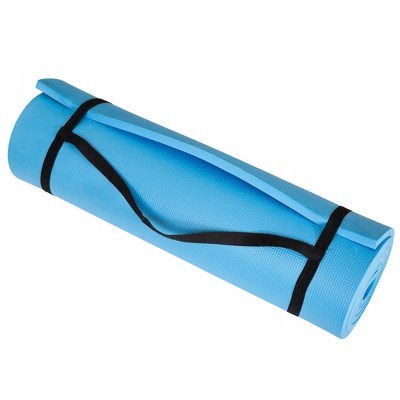 Leisure Sports Nonslip Lightweight Extra-Thick Yoga Mat, 72" - Light Blue