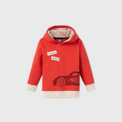 red hooded sweatshirt toddler