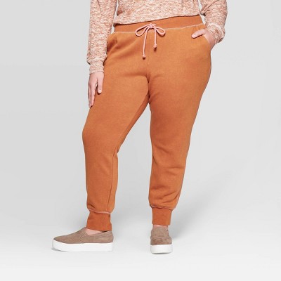 mid rise fleece joggers