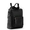 The Sak Women's Loyola Leather Convertible Backpack, Black, One Size US - 3 of 4