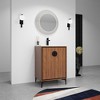 Single Sink Bathroom Vanity, With 2 Soft Closing Doors, Bathroom Vanity With Top Sink, Modern Bathroom Storage Cabinet For Home Bathroom Decoration - 3 of 4