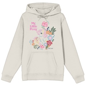 My Little Pony Floral Character Unisex Adult Sand Graphic Hoodie - 1 of 2