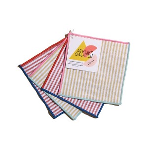 Atelier Saucier Cocktail Napkins, Set of 4 - 1 of 4