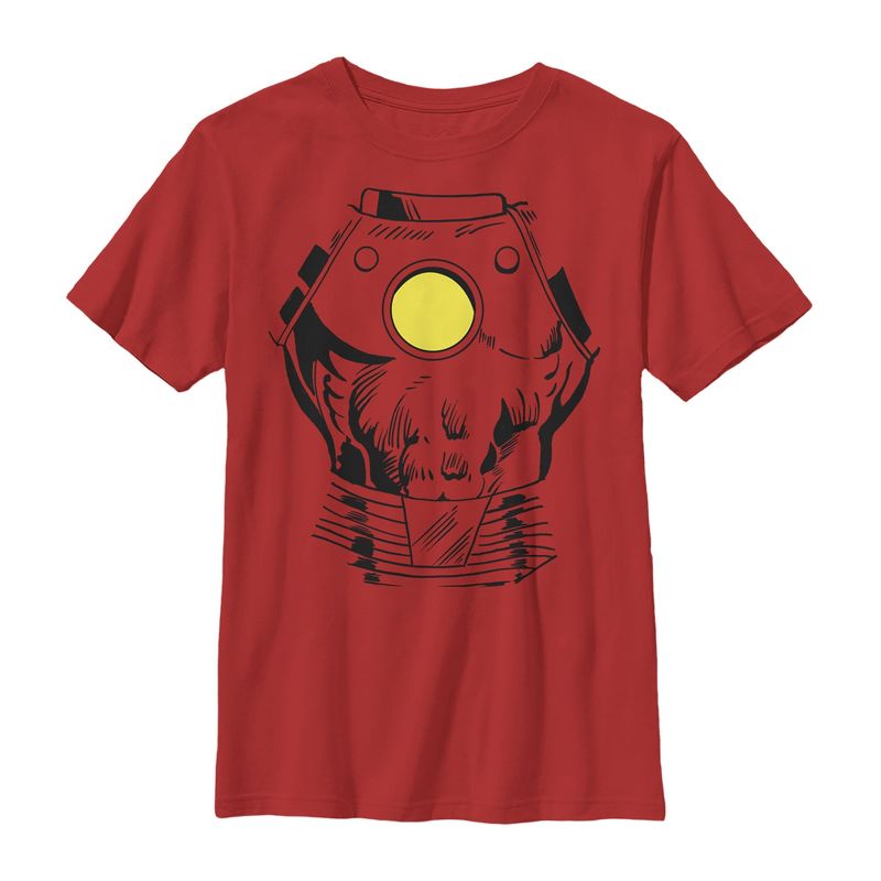 Boy's Marvel Halloween Iron Man Costume T-Shirt, 1 of 4