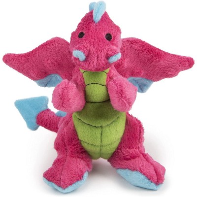 goDog Dragons Squeaker Plush Pet Toy for Dogs & Puppies, Soft & Durable, Tough & Chew Resistant, Reinforced Seams