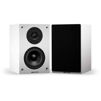 Fluance Elite High Definition 2-Way Bookshelf Surround Sound Speakers for 2-Channel Stereo or Home Theater System (SX6)