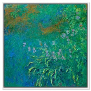 Art Remedy Claude Monet - Irises Blue Monet Art Prints Framed - 1 of 4
