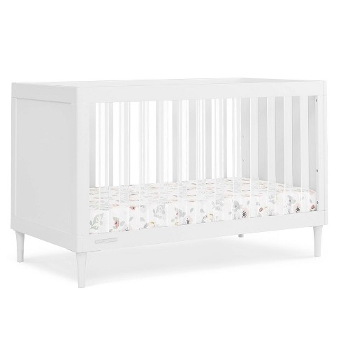 Delta Children Bowie 4 in 1 Convertible Crib Greenguard Gold Certified Bianca White Target