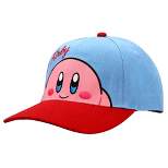 Kirby Peekaboo Blue Traditional Embroidered Logo Adjustable Hat for Men
