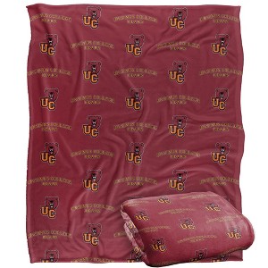 Ursinus College Logo Pattern Silky Touch Blanket White 50x60 - 1 of 4