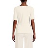 Lands' End Women's Lightweight Jersey Tie Front Top - 2 of 4