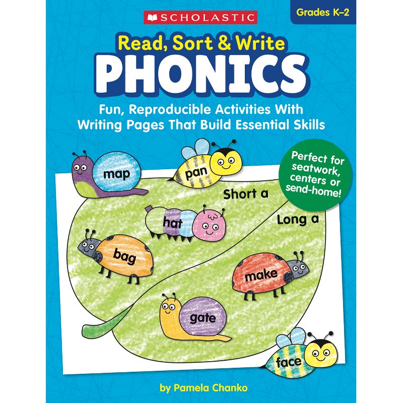 Scholastic Teaching Solutions Read, Sort & Write Reproducible Workbook Bundle, Grade K-2, 3 of 4