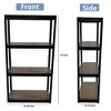 Coucheta 3-Shelf Storage Shelves, 31”x15”x59”, 1320lb Capacity, Pantry, Office, Closet and Garage Shelves, Easy to Assemble, Durable Shelving Unit - 3 of 4