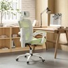 ALEXOUN High-Back Mesh Rolling Swivel Reclining Home Office Chairs with Wheels,Comfortable Headrest,Lumbar Support,for Home,Office,Student - 2 of 4