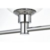 Elegant Lighting Jaelynn 5 light Chrome and Clear Bath Sconce - image 4 of 4