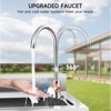 Mojgar 22" Wide  Commercial Sink Stainless Steel Kitchen Utility Sink with Faucet - 4 of 4